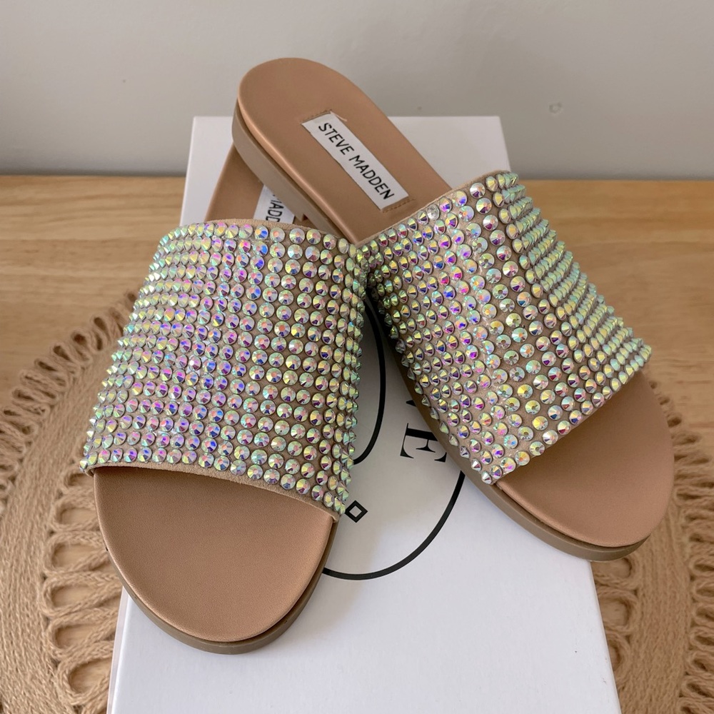 Steve Madden Klora rhinestone sandals